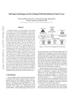 Self-supervised Image-text Pre-training With Mixed Data In Chest X-rays