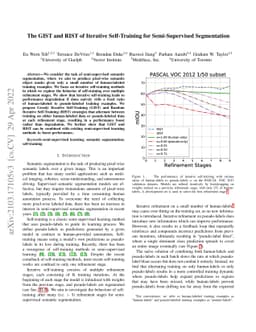 The GIST and RIST of Iterative Self-Training for Semi-Supervised
  Segmentation