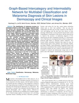 Graph-Based Intercategory and Intermodality Network for Multilabel
  Classification and Melanoma Diagnosis of Skin Lesions in Dermoscopy and
  Clinical Images