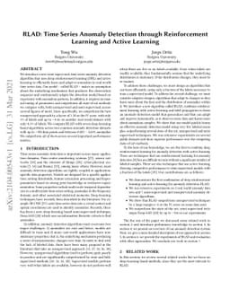 RLAD: Time Series Anomaly Detection through Reinforcement Learning and
  Active Learning