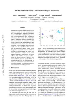 Do RNN States Encode Abstract Phonological Processes?