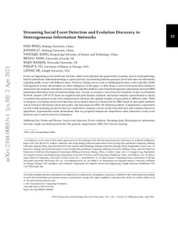 Streaming Social Event Detection and Evolution Discovery in
  Heterogeneous Information Networks