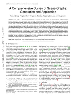 A Comprehensive Survey of Scene Graphs: Generation and Application