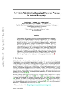 NaturalProofs: Mathematical Theorem Proving in Natural Language