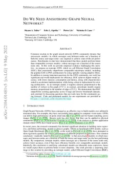 Do We Need Anisotropic Graph Neural Networks?