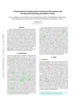 Contextualized Streaming End-to-End Speech Recognition with Trie-Based
  Deep Biasing and Shallow Fusion