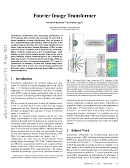 Fourier Image Transformer