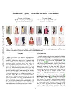 IndoFashion : Apparel Classification for Indian Ethnic Clothes