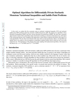 Optimal Algorithms for Differentially Private Stochastic Monotone
  Variational Inequalities and Saddle-Point Problems