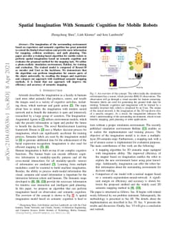 Spatial Imagination With Semantic Cognition for Mobile Robots