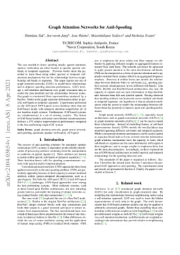 Graph Attention Networks for Anti-Spoofing