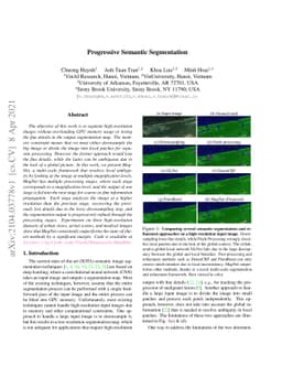 Progressive Semantic Segmentation