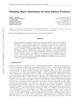 Modeling Object Dissimilarity for Deep Saliency Prediction