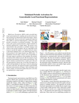 Modulated Periodic Activations for Generalizable Local Functional
  Representations