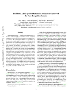 FACESEC: A Fine-grained Robustness Evaluation Framework for Face
  Recognition Systems