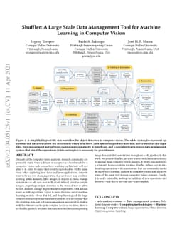 Shuffler: A Large Scale Data Management Tool for ML in Computer Vision