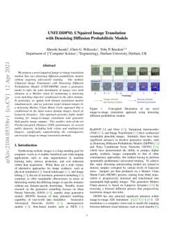 UNIT-DDPM: UNpaired Image Translation with Denoising Diffusion
  Probabilistic Models