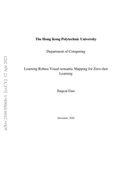 Learning Robust Visual-semantic Mapping for Zero-shot Learning