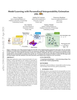 Model Learning with Personalized Interpretability Estimation (ML-PIE)
