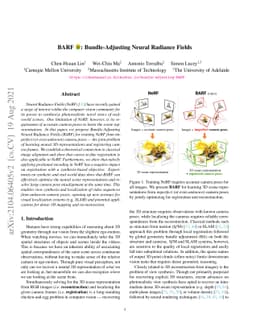 BARF: Bundle-Adjusting Neural Radiance Fields