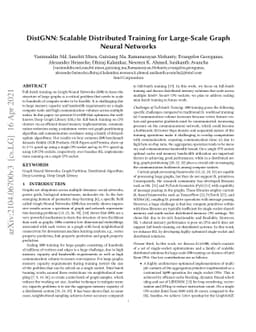 DistGNN: Scalable Distributed Training for Large-Scale Graph Neural
  Networks