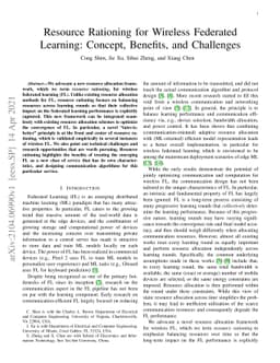 Resource Rationing for Wireless Federated Learning: Concept, Benefits,
  and Challenges