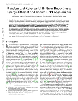 Random and Adversarial Bit Error Robustness: Energy-Efficient and Secure
  DNN Accelerators