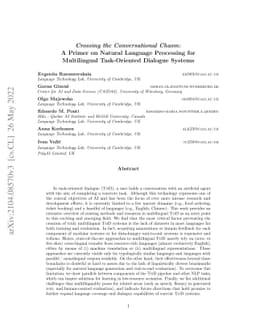 Crossing the Conversational Chasm: A Primer on Natural Language
  Processing for Multilingual Task-Oriented Dialogue Systems