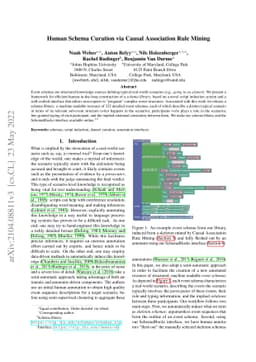Human Schema Curation via Causal Association Rule Mining