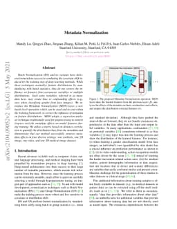Metadata Normalization