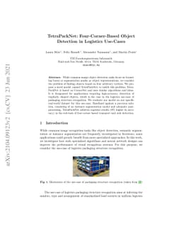 TetraPackNet: Four-Corner-Based Object Detection in Logistics Use-Cases