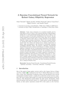A Bayesian Convolutional Neural Network for Robust Galaxy Ellipticity
  Regression
