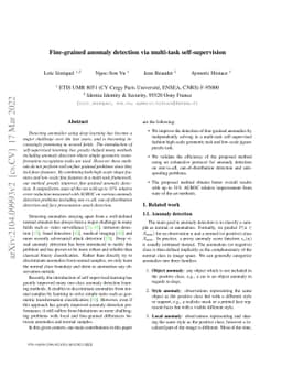 Fine-grained Anomaly Detection via Multi-task Self-Supervision