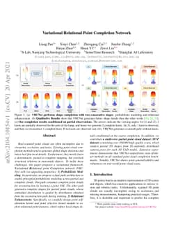 Variational Relational Point Completion Network