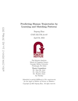 Predicting Human Trajectories by Learning and Matching Patterns