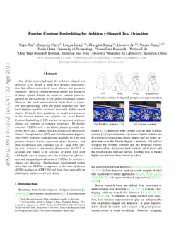 Fourier Contour Embedding for Arbitrary-Shaped Text Detection