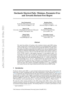Stochastic Shortest Path: Minimax, Parameter-Free and Towards
  Horizon-Free Regret