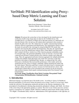 VeriMedi: Pill Identification using Proxy-based Deep Metric Learning and
  Exact Solution