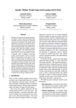Knodle: Modular Weakly Supervised Learning with PyTorch