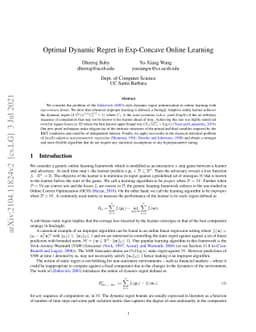Optimal Dynamic Regret in Exp-Concave Online Learning