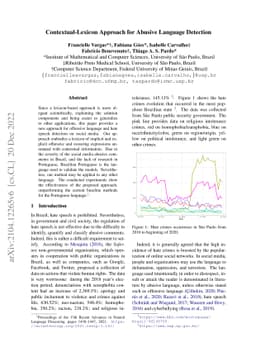 Contextual-Lexicon Approach for Abusive Language Detection