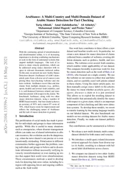 AraStance: A Multi-Country and Multi-Domain Dataset of Arabic Stance
  Detection for Fact Checking