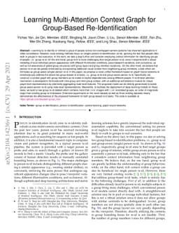 Learning Multi-Attention Context Graph for Group-Based Re-Identification