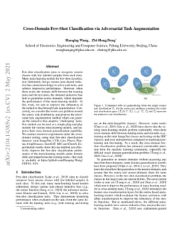 Cross-Domain Few-Shot Classification via Adversarial Task Augmentation