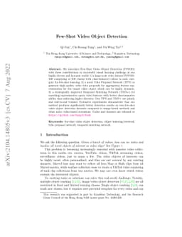 Few-Shot Video Object Detection