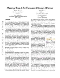 Memory Bounds for Concurrent Bounded Queues