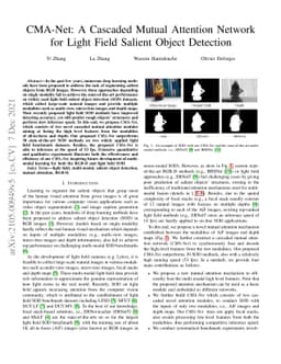 CMA-Net: A Cascaded Mutual Attention Network for Light Field Salient
  Object Detection
