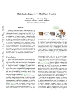 Hallucination Improves Few-Shot Object Detection
