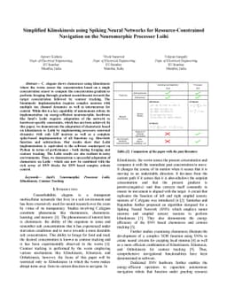Simplified Klinokinesis using Spiking Neural Networks for
  Resource-Constrained Navigation on the Neuromorphic Processor Loihi