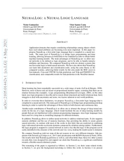 NeuralLog: a Neural Logic Language